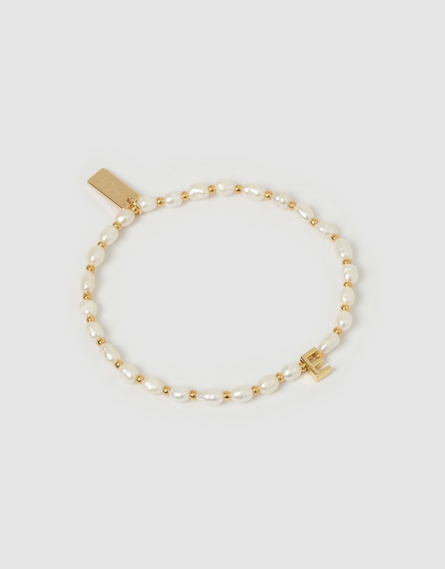 Arms Of Eve - Initial Pearl Bracelet