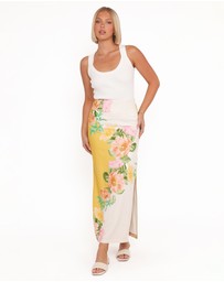 Petal & Pup - Peta Maxi Skirt - Yellow Poppy