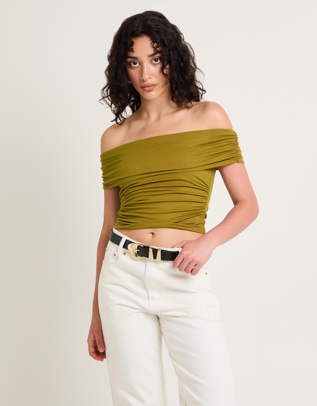 Alice In The Eve - Armani Cold Shoulder Top