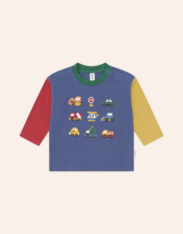 Huxbaby - Colour Block Construction Top - Babies-Kids