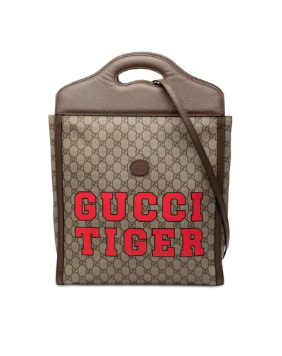Pre-Loved by Azura Reborn - Pre-Loved GG Supreme Web Tiger Satchel