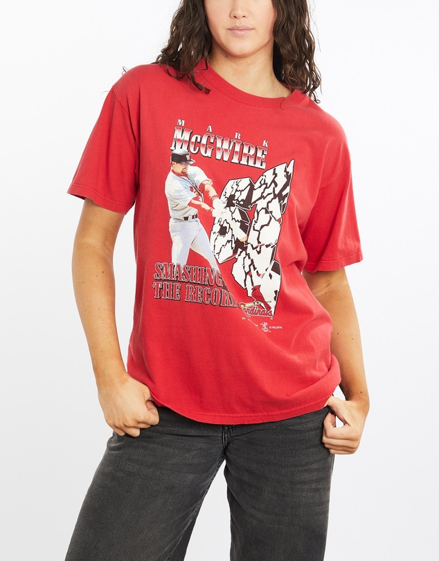 Vintage by The Real Deal - Pre Loved - Vintage 1998 Mark Mcgwire MLB St. Louis Cardinals Tee