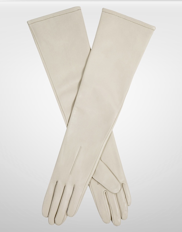 DENTS - Long Above-Elbow Lined Leather Gloves