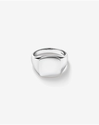 Michael Hill - Men's Signet Ring In Sterling Silver