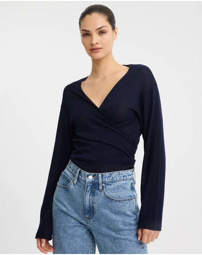 Morrison - Micah Knit Wrap Top