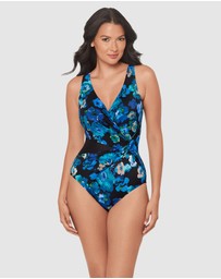 Miraclesuit Swimwear  - Secret Garden Circe Knot Detail Shaping Swimsuit