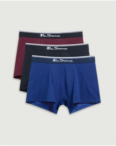 Ben Sherman - 3 Pack Spot Mix Underwear