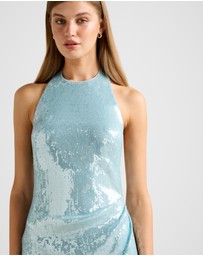 Forever New - Tate Sequin Halter Neck Mini Dress
