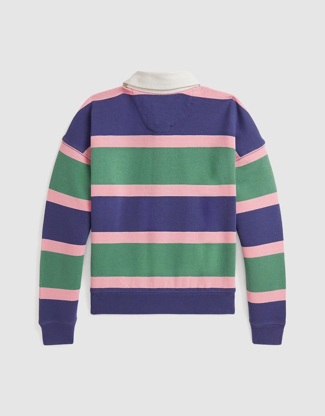 Polo Ralph Lauren - Striped Terry Rugby Sweatshirt - Teens