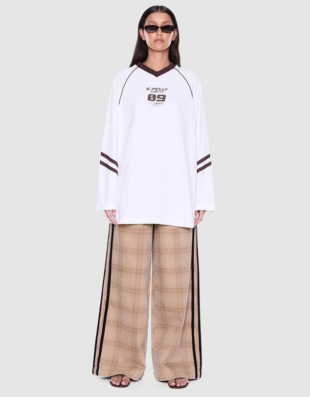 ENA PELLY - Marlie V-Neck LS Tee