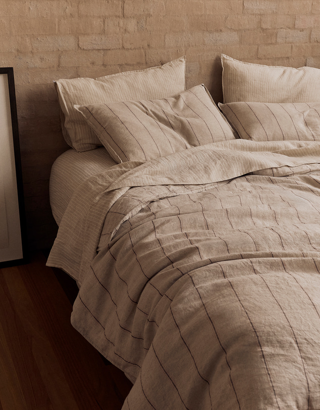 Country Road - Skye Linen Standard Pillowcase Pair