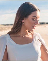 Georgini - GEORGINI OCEANS NOOSA FRESHWATER PEARL NECKLACE GOLD