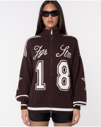 JGR & STN - Midnight Muse Knit Bomber