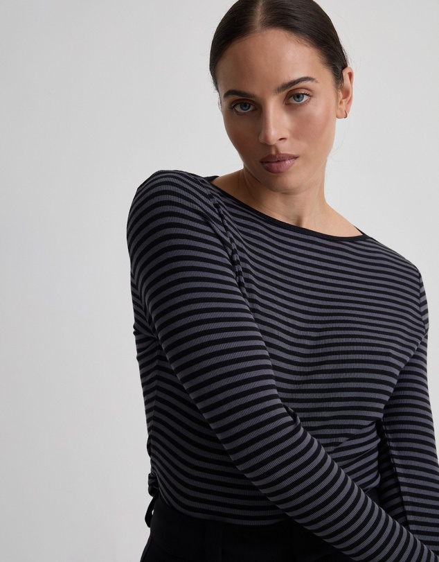 Oxford - Erin Striped Boatneck Knit