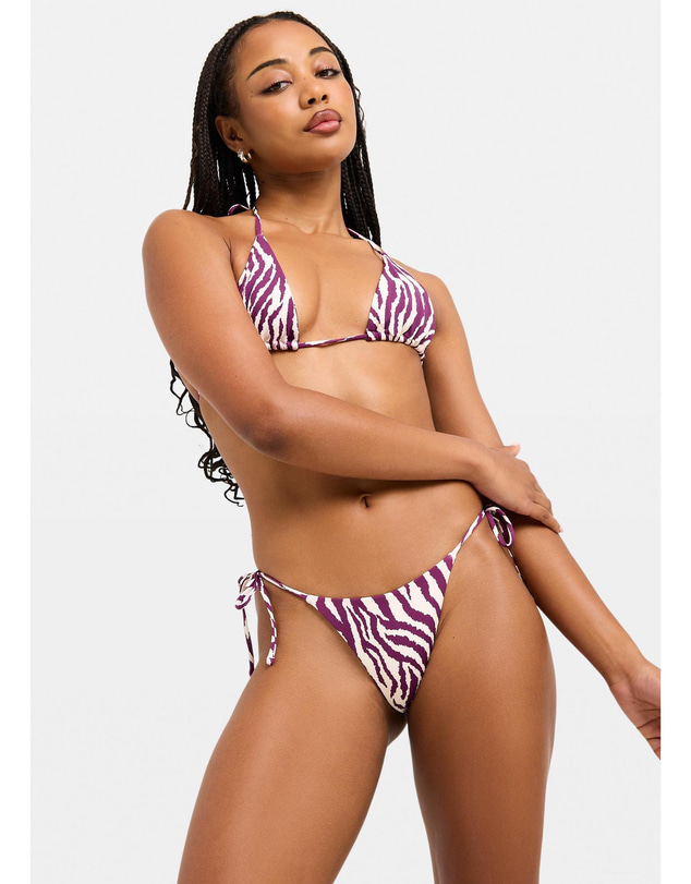 Subtitled - Tie Side Skimpy Bikini Bottom