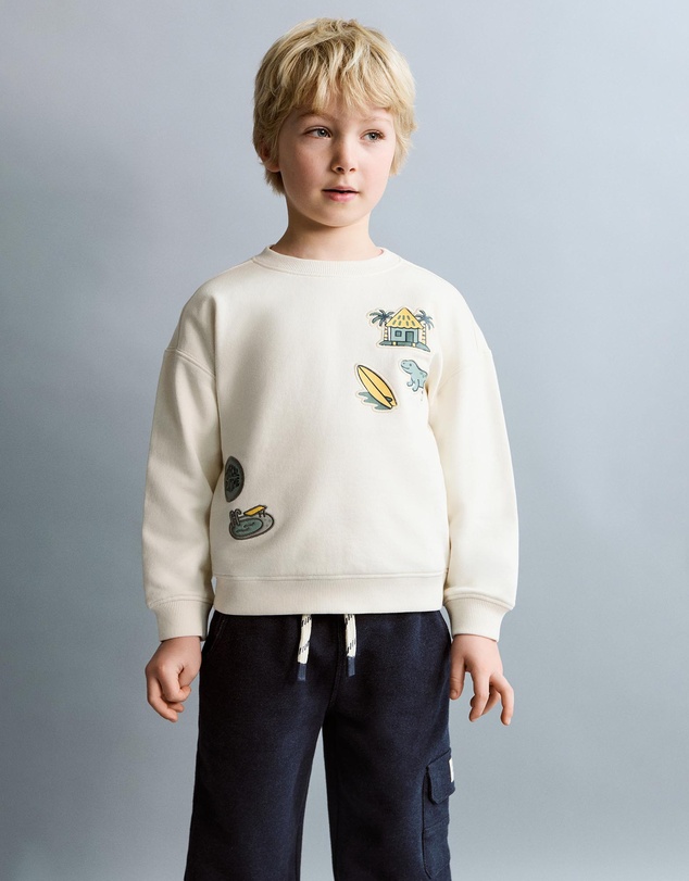 M.N.G - Msticker Sweatshirt - Babies-Kids