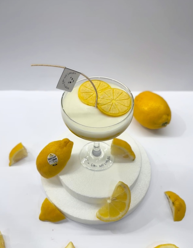 Don't Eat My Candle - Limoncello Martini Cocktail Candle - Double Pour (220g)