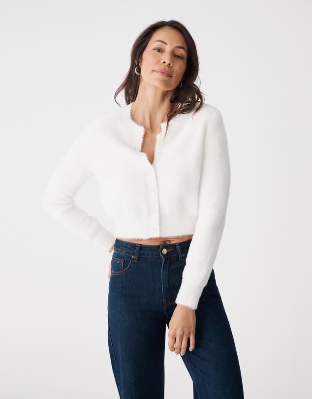 Forcast - Vanessa Fluffy Cardigan
