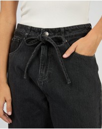All About Eve - Gia High Rise Baggy Coal