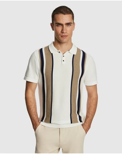 yd. - Simpson Knitted Cotton Polo
