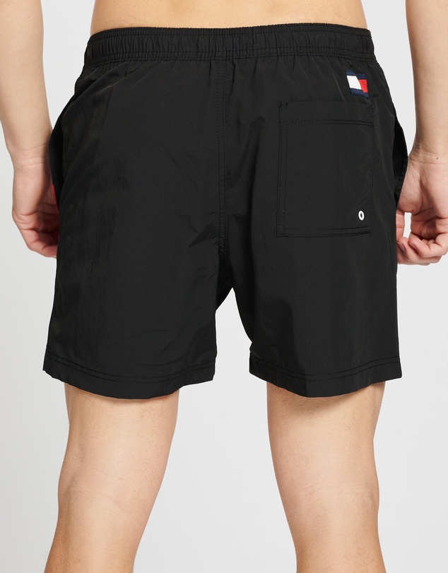 Tommy Hilfiger - Colour Blocked Slim Fit Mid Length Drawstring Swim Shorts