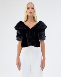 Unreal Fur - Champagne Wrap