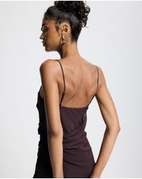 Lover - Phoebe Asymmetrical Midi Dress