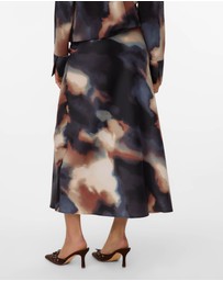 Vero Moda - Joa High Waisted Printed Maxi Skirt