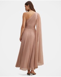 Forever New - Samara One Shoulder Plisse Maxi Dress