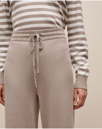 Trenery - Cotton Cashmere Knit Pant in Cinder