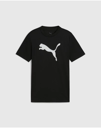 Puma - Train All Day Cat Logo Tee - Boys