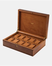 Wolf - WOLF Brogue 10 Piece Watch Box