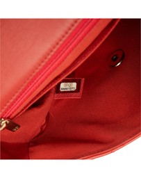 Pre-Loved by Azura Reborn - Pre-Loved CC Quilted Calfskin Ruffle Strap Flap