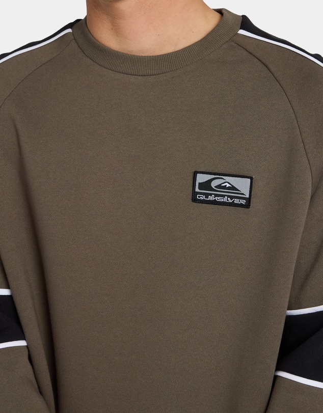 Quiksilver - Mens Lines Panel Crew Neck