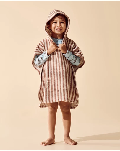 Wilson & Frenchy - Organic Terry Hooded Poncho - Babies-Kids