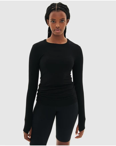 Splits59 - Louise Rib Long Sleeve Top