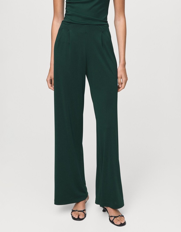 M.N.G - Pleated Wide Leg Trousers