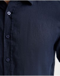 Oxford - Copper European Linen Shirt