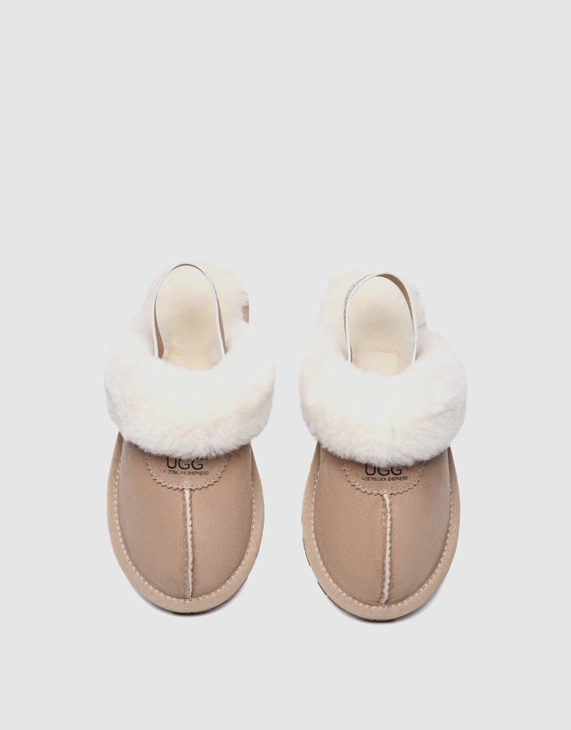 EVERAU - Australian Shepherd Ugg Waffle Plus Cow Suede Upper House Shoes