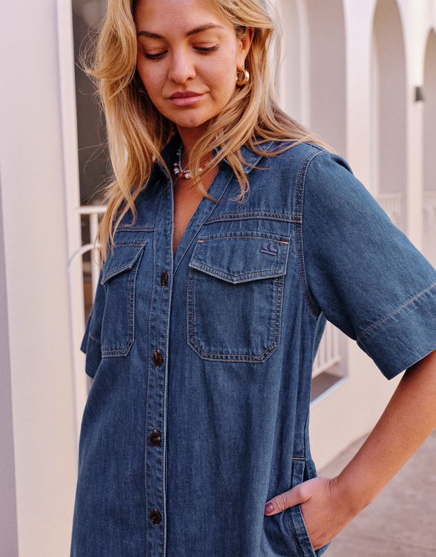 Ceres Life - Sloane Short Sleeve Midi Dress