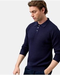 Brooksfield - Polo Pulllover
