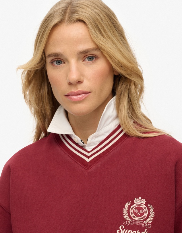 Superdry - Country Club Loose V Crew