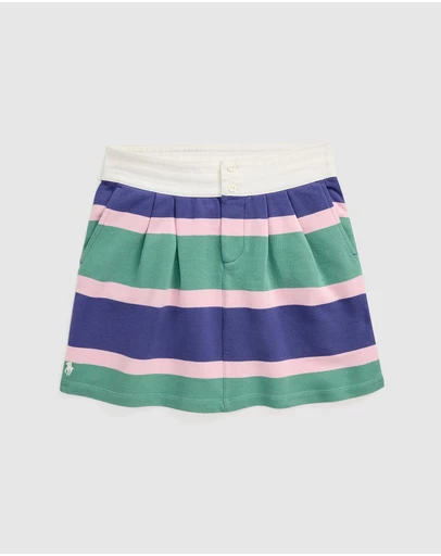 Polo Ralph Lauren - Striped Cotton Terry Rugby Skirt - Teens