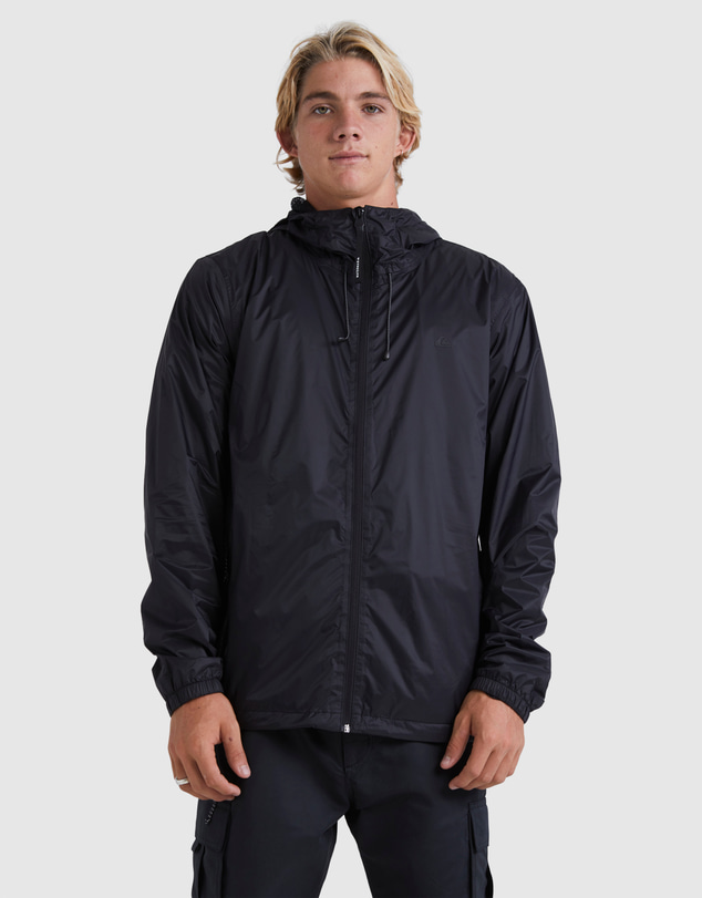 Quiksilver - Mens Waterwind Hooded Windbreaker Jacket
