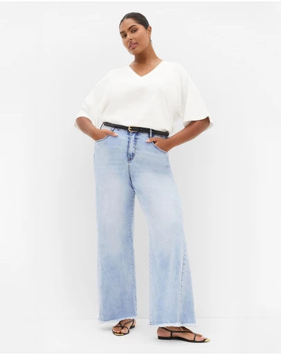 City Chic - Harley Fit Aliya Wide Leg Jean