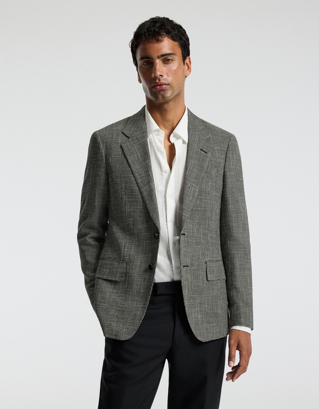 Calibre - Gridmesh Blazer Basalt