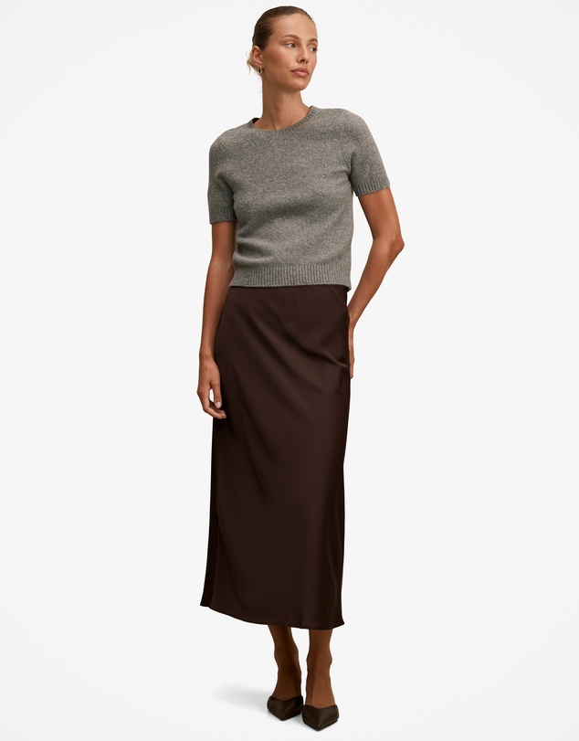 Forever New - Sally Satin Column Skirt