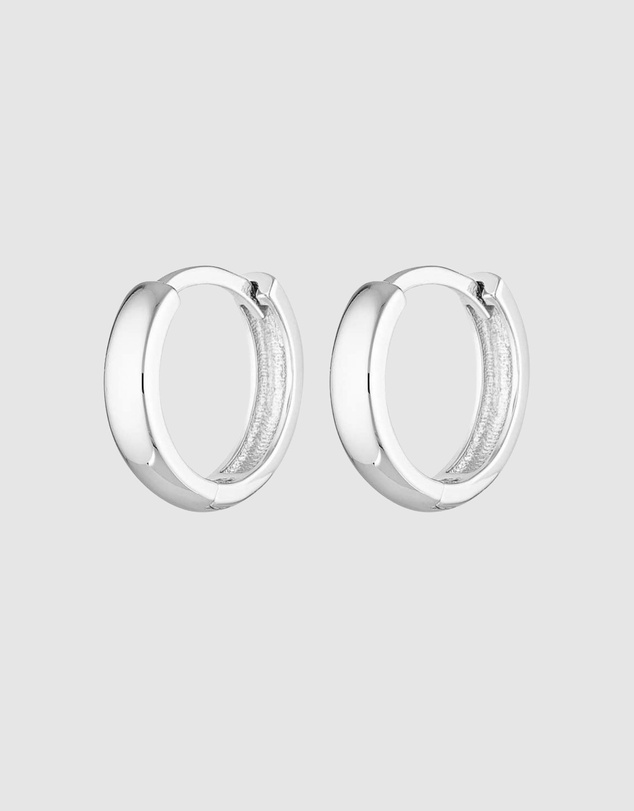 HOUSE OF SLANI - Lea Silver Hoops