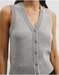 Country Road - Cotton Cash Knit Vest