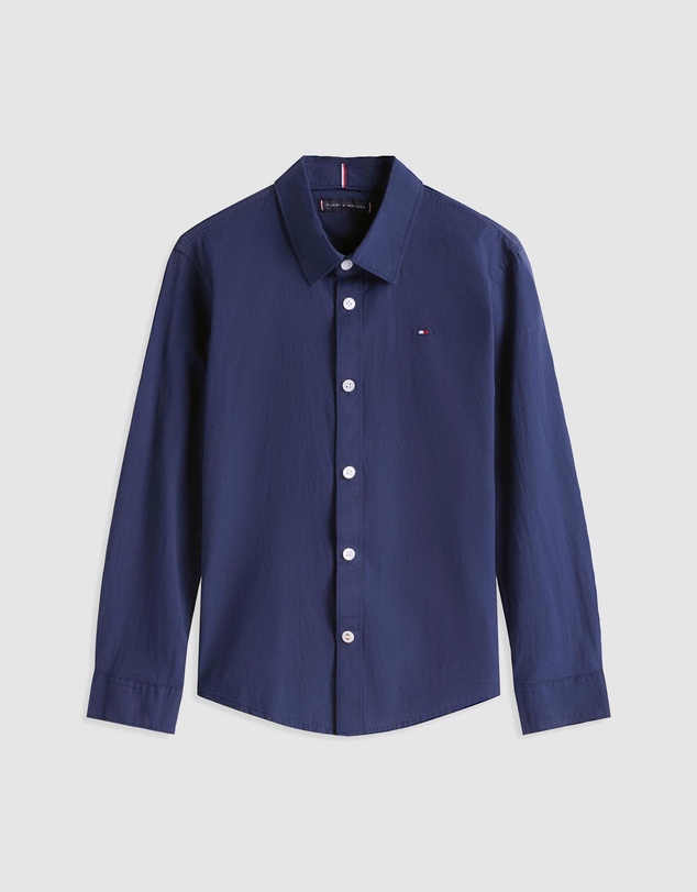 Tommy Hilfiger - Solid Poplin Shirt - Teens